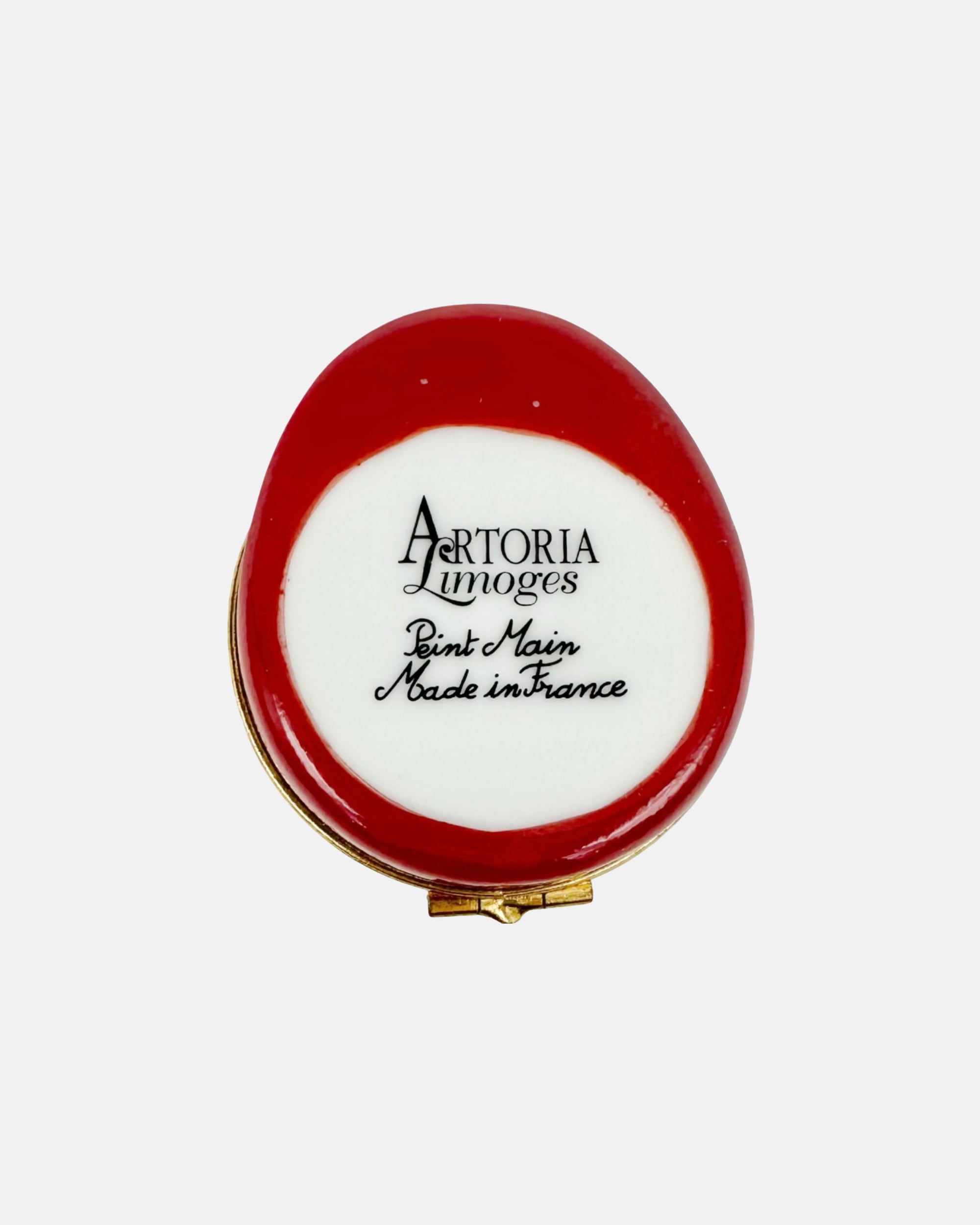 Vintage The 21 Club NYC Restaurant Equestrian Jockey Cap Porcelain Trinket Box