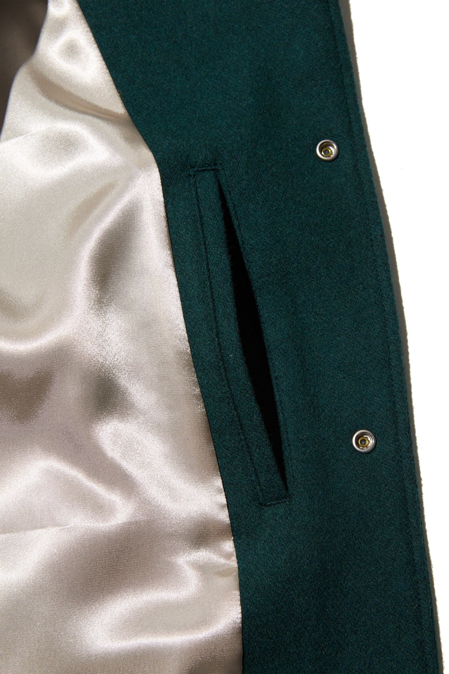 Made-in-Japan Green Autograph Varsity Jacket