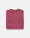 Made-in-Scotland Women's Dark Pink Shaggy Dog Sweater