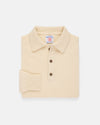 Made-in-Scotland White Shaggy Dog Polo - Classic Fit