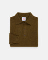 Made-in-Scotland Light Olive Shaggy Dog Polo - Classic Fit