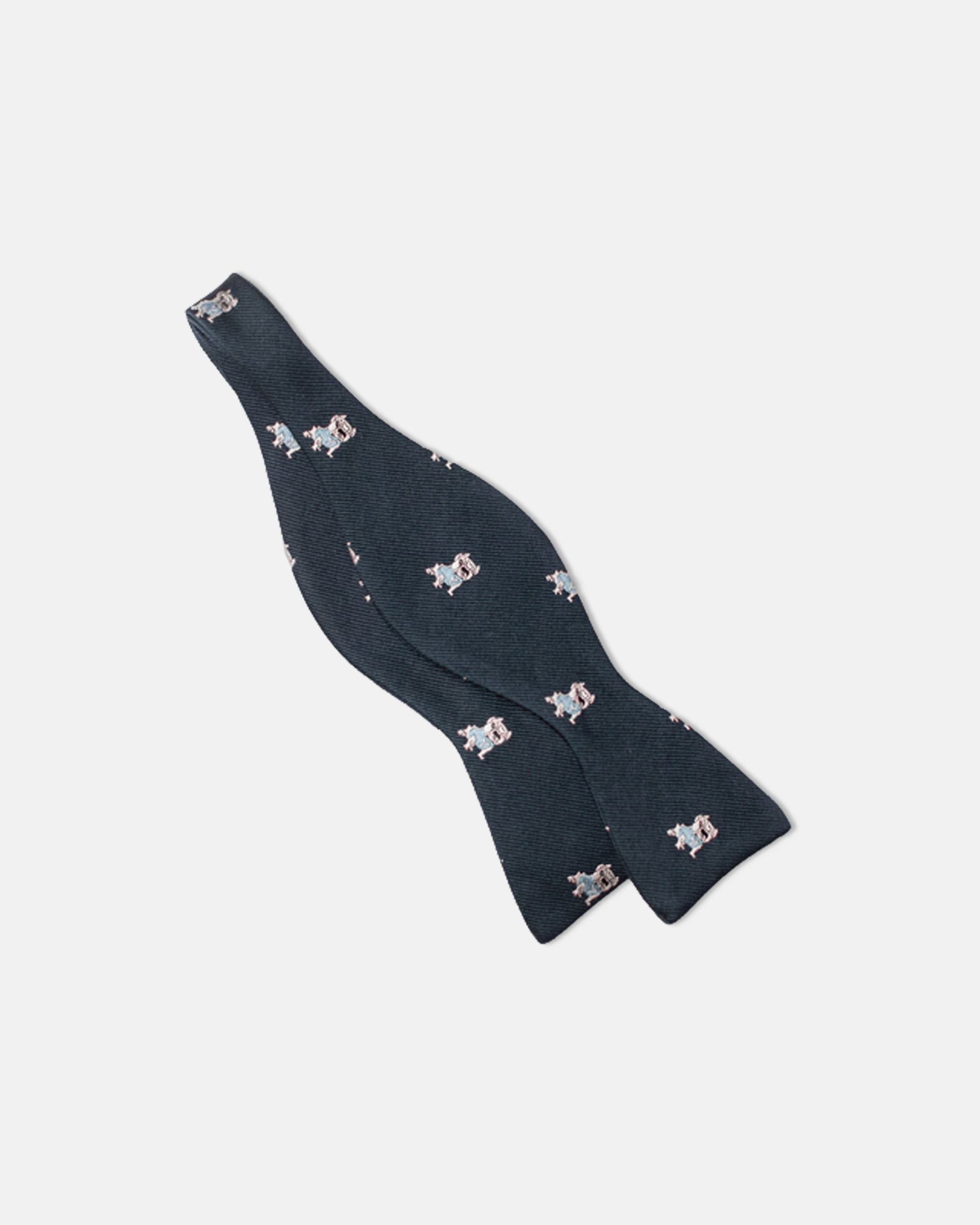 Made-in-UK Yale Bulldog Club Bow Tie