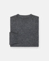 Made-in-Scotland Grey Donegal Crew Neck Sweater