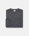 Made-in-Scotland Grey Donegal Crew Neck Sweater