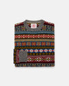 Made-in-Scotland Fair Isle Crew Neck Sweater