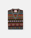 Made-in-Scotland Grey Fair Isle Sweater Vest