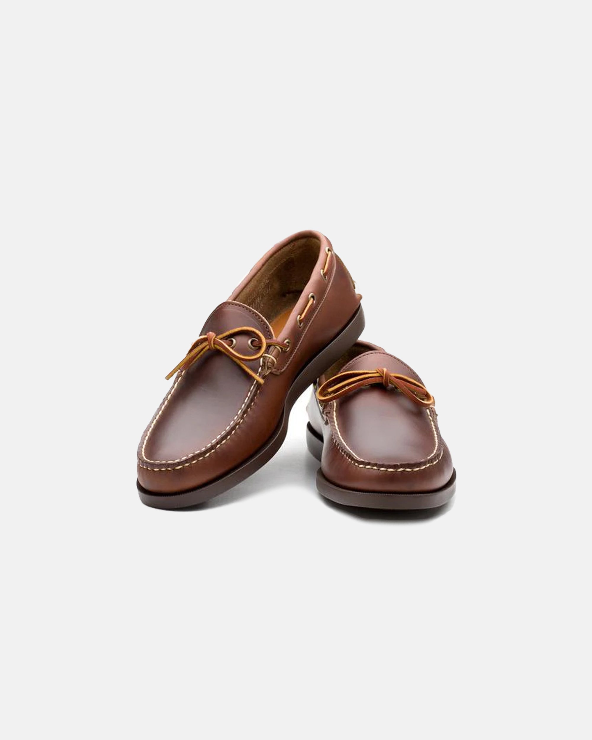 Rancourt Half Moon Penny Loafer - Brown | J.PRESS