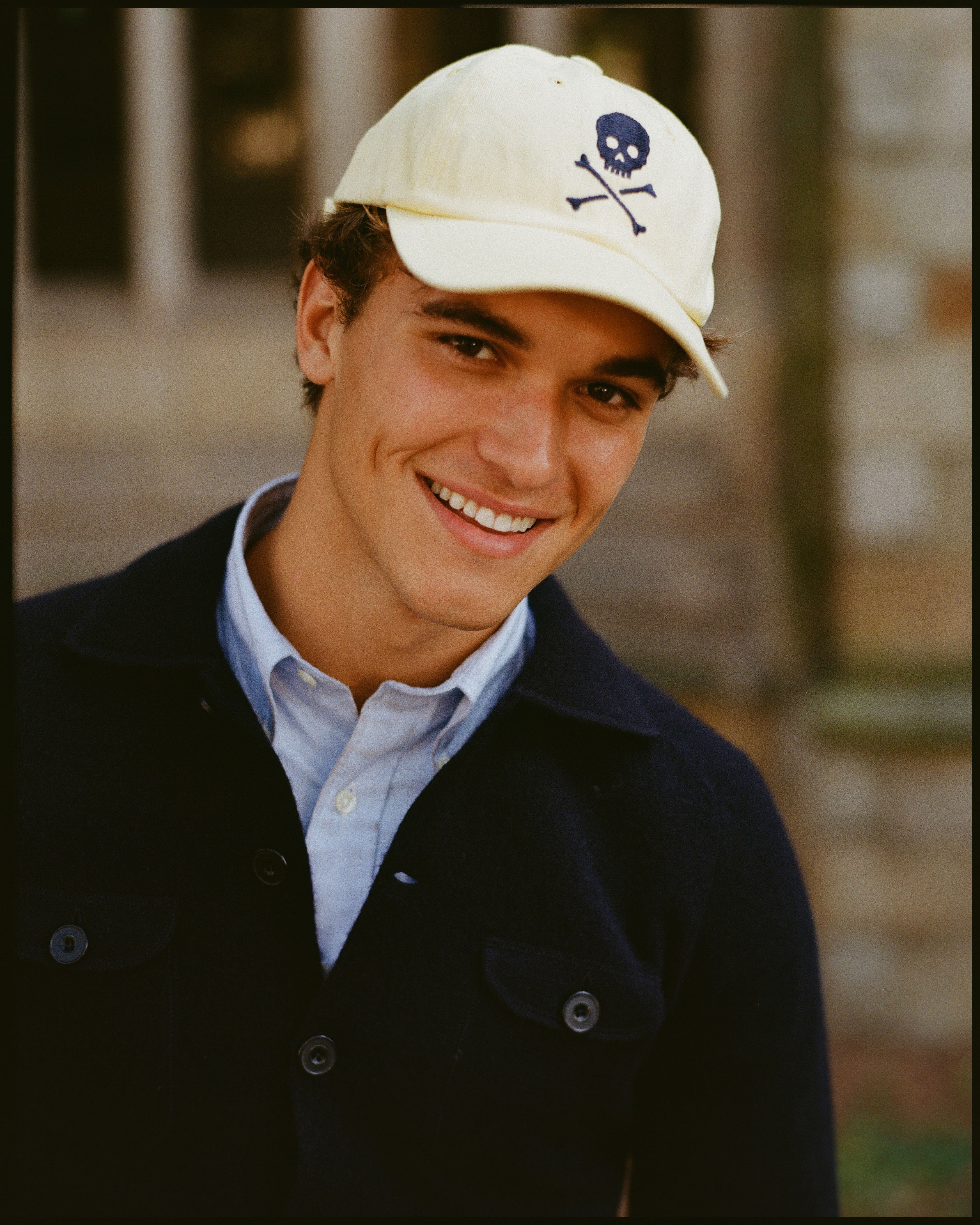 Navy Boiled Wool Knitted Shirt Jacket