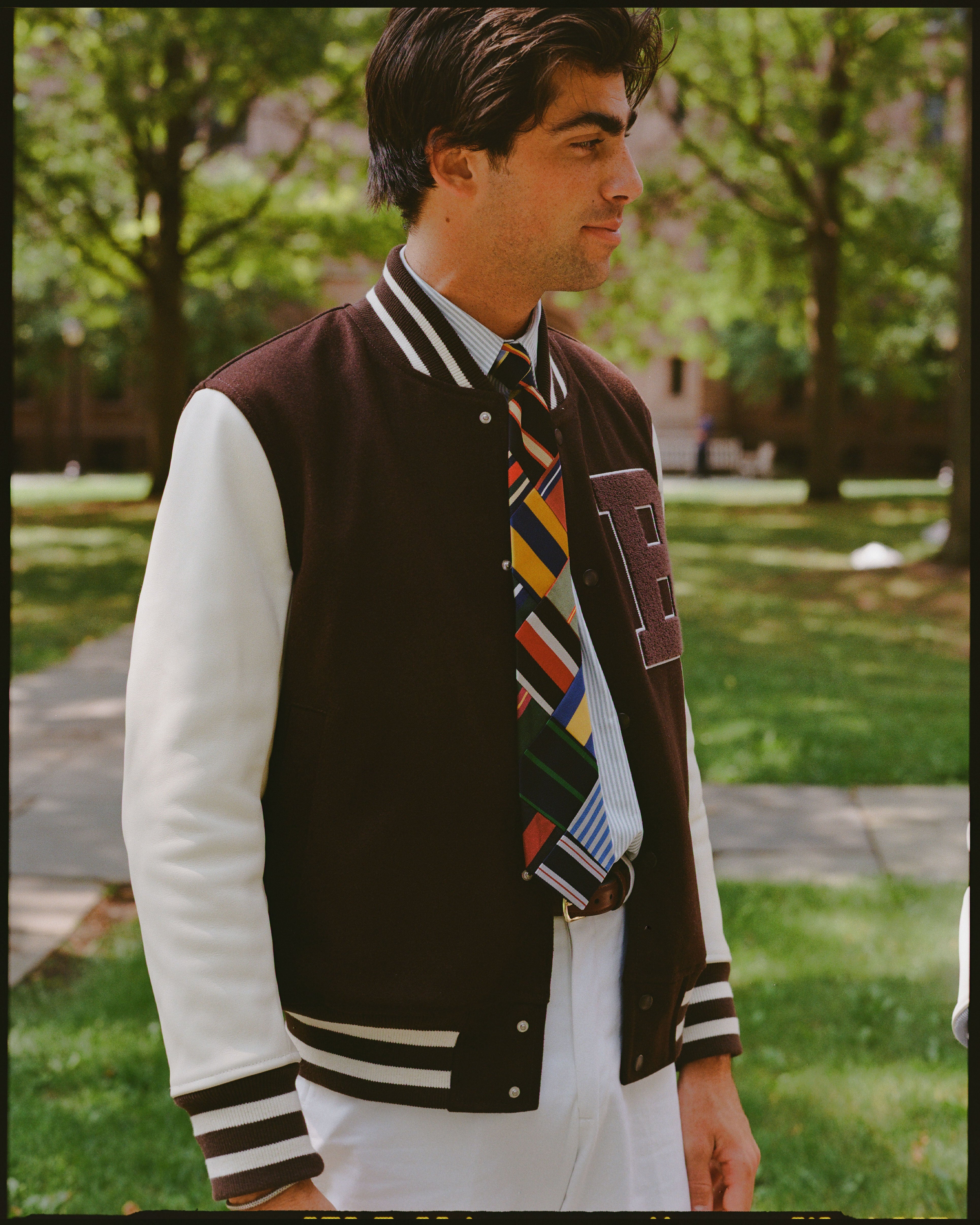 Brown Varsity Jacket - Brown | J. Press