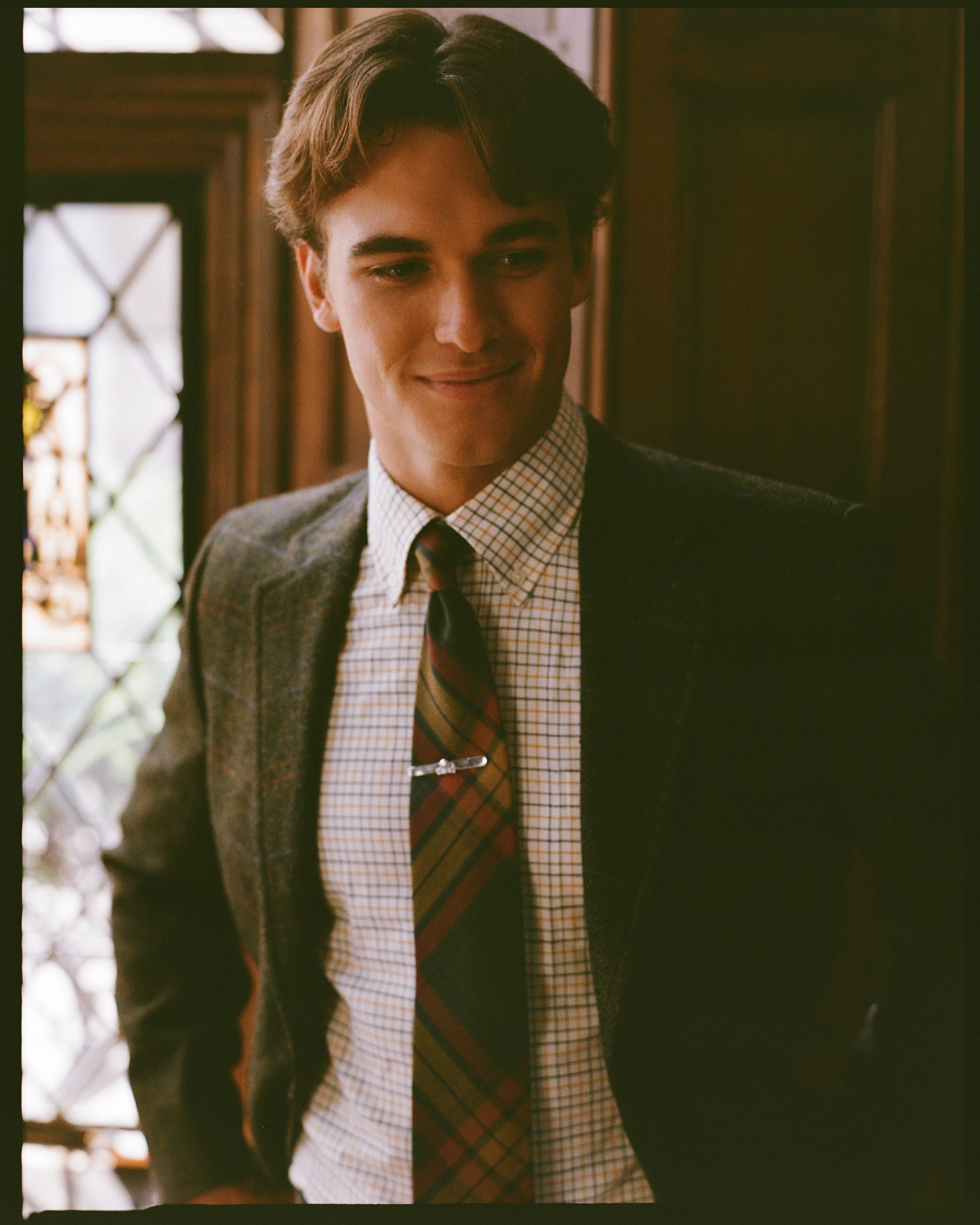 Made-in-UK Brunswick Modern Tartan Wool Tie