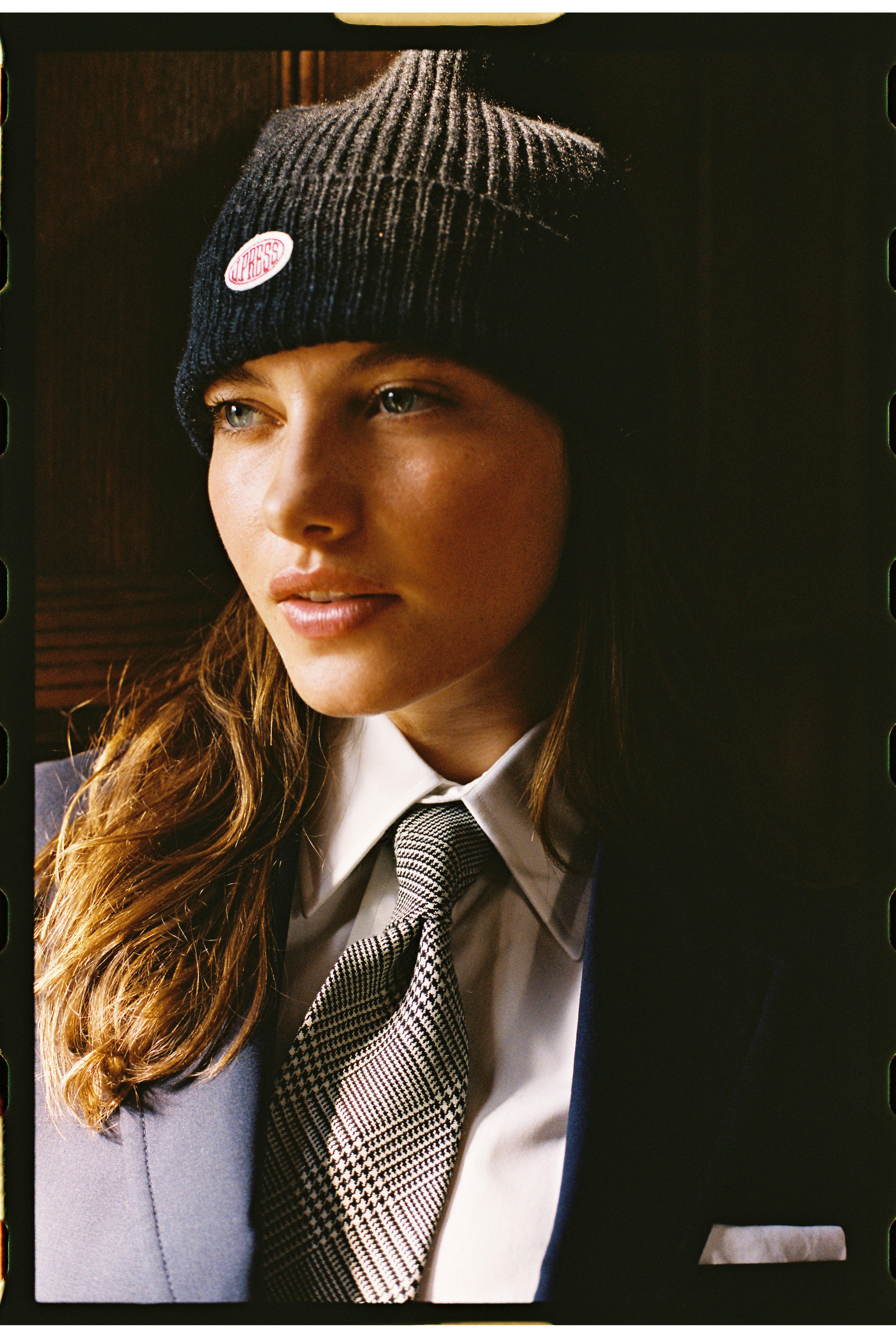 Made-in-UK Prince Of Wales Plaid Wool Tie