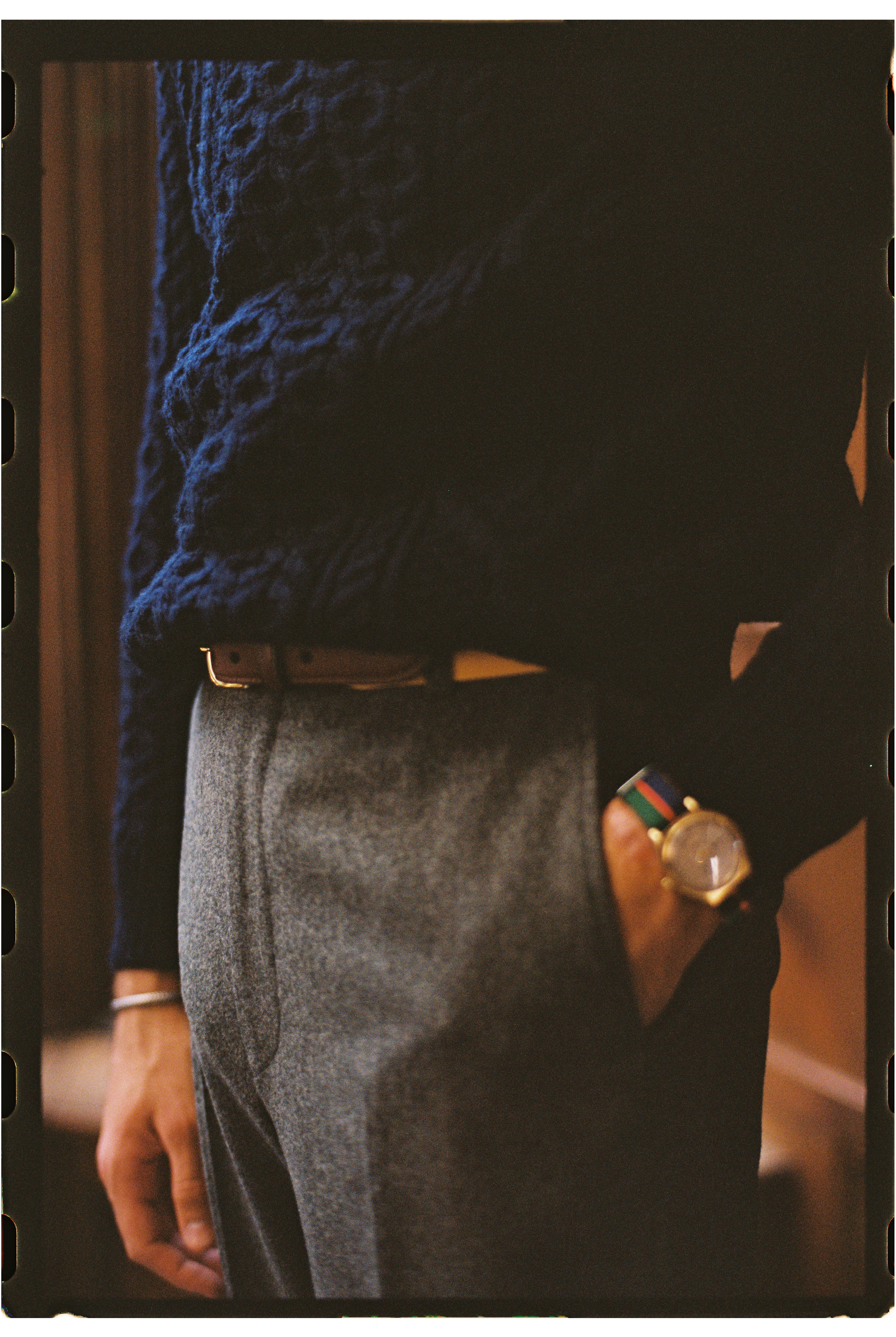 Made-in-Ireland Navy Aran Fisherman's Sweater