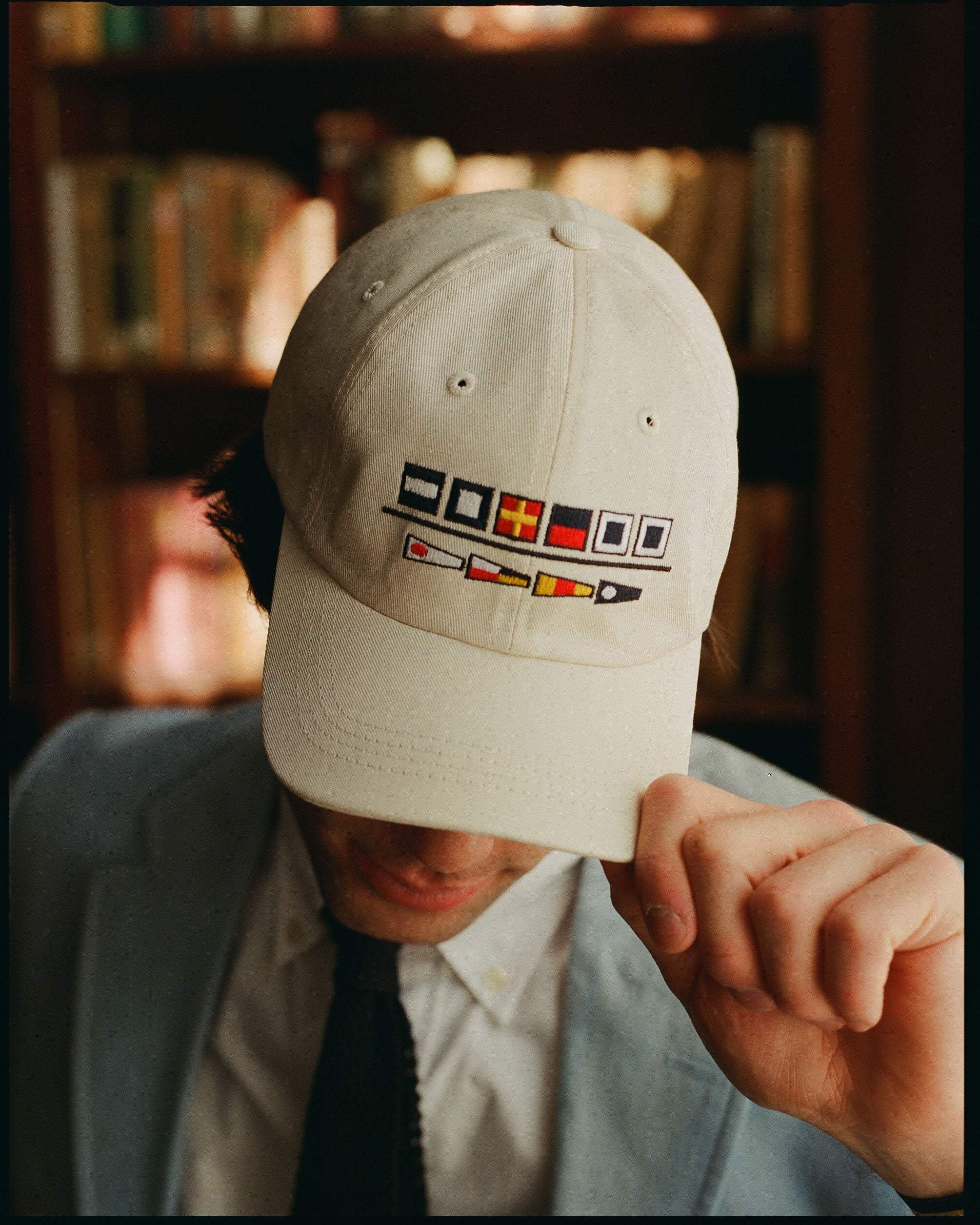 Made-in-USA J. Press Nautical Flags Dad Hat