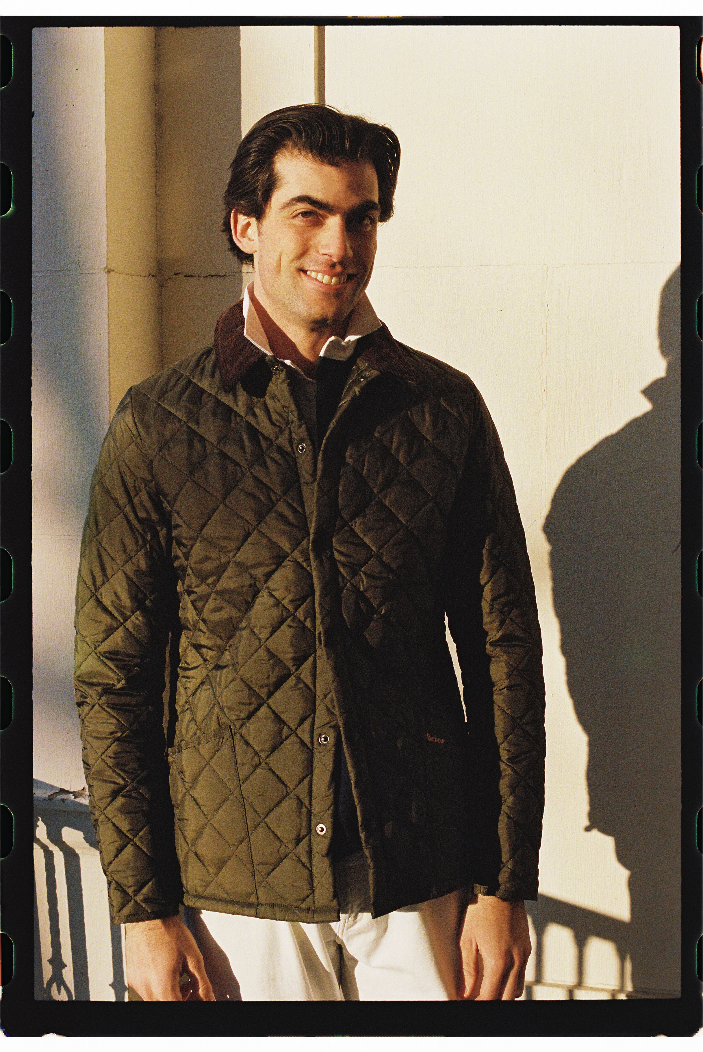 Barbour Olive Heritage Liddesdale Quilted Jacket