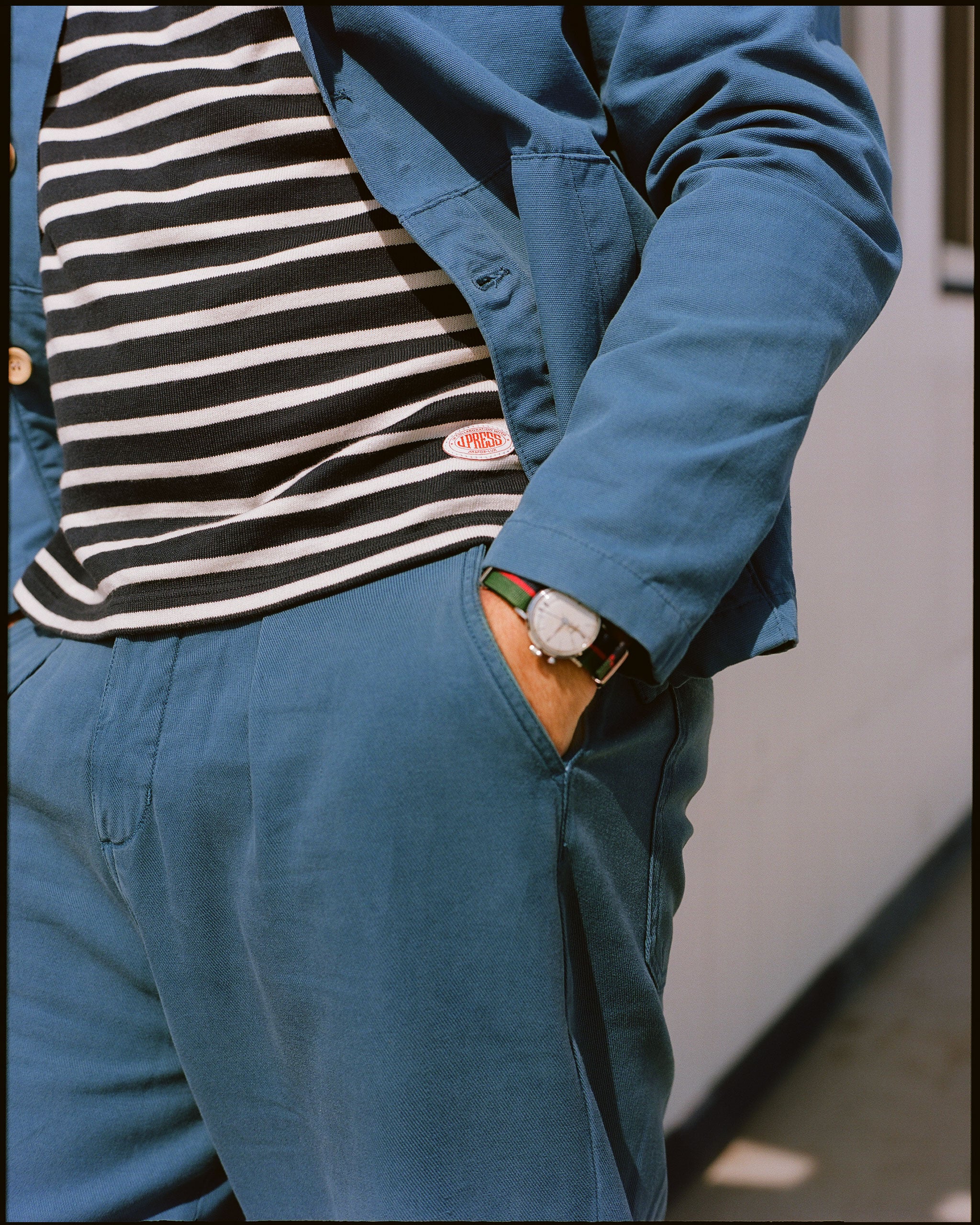 Armor-Lux French Blue Fisherman's Jacket