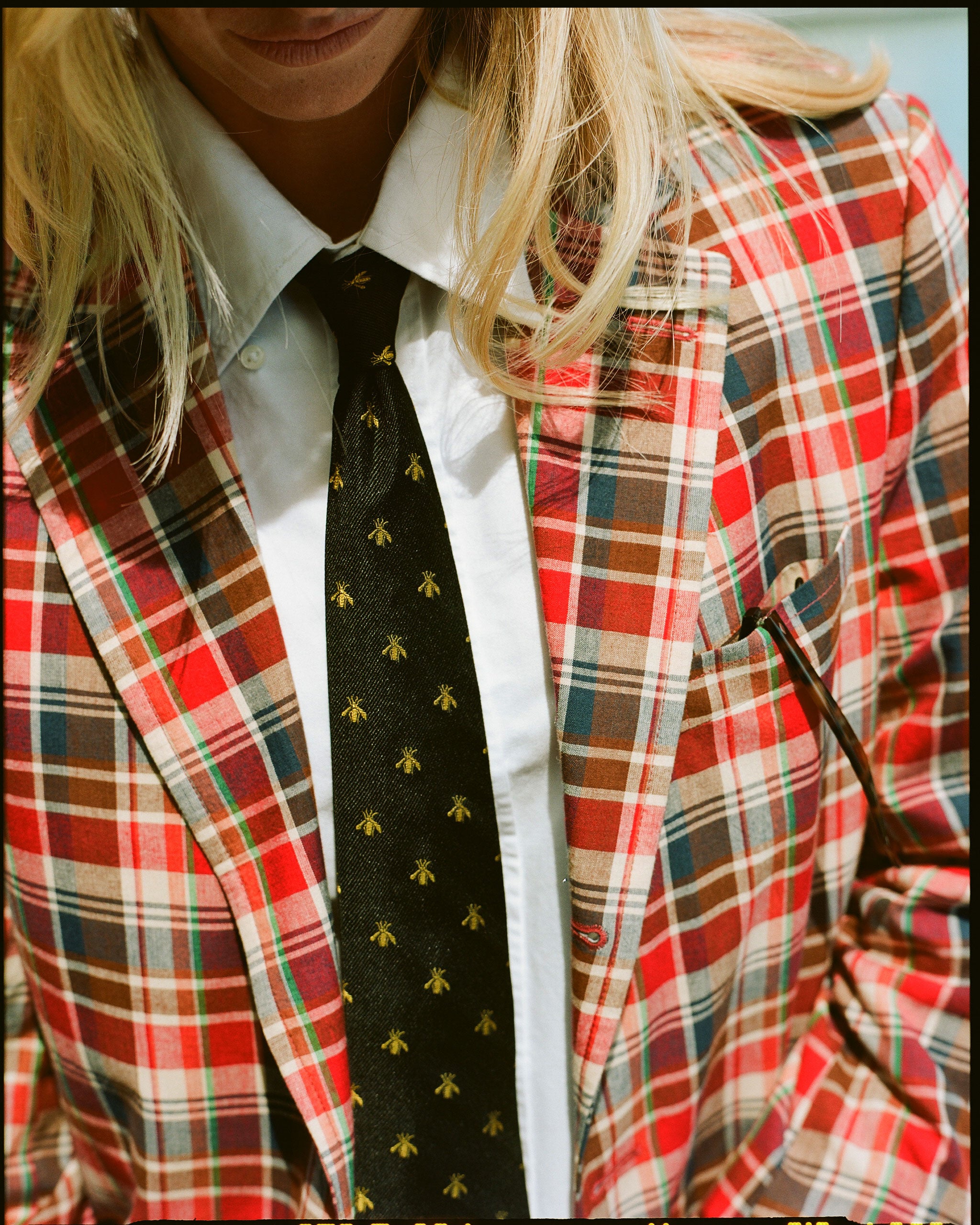 Made-in-Canada Brown & Red Authentic Madras Sport Coat