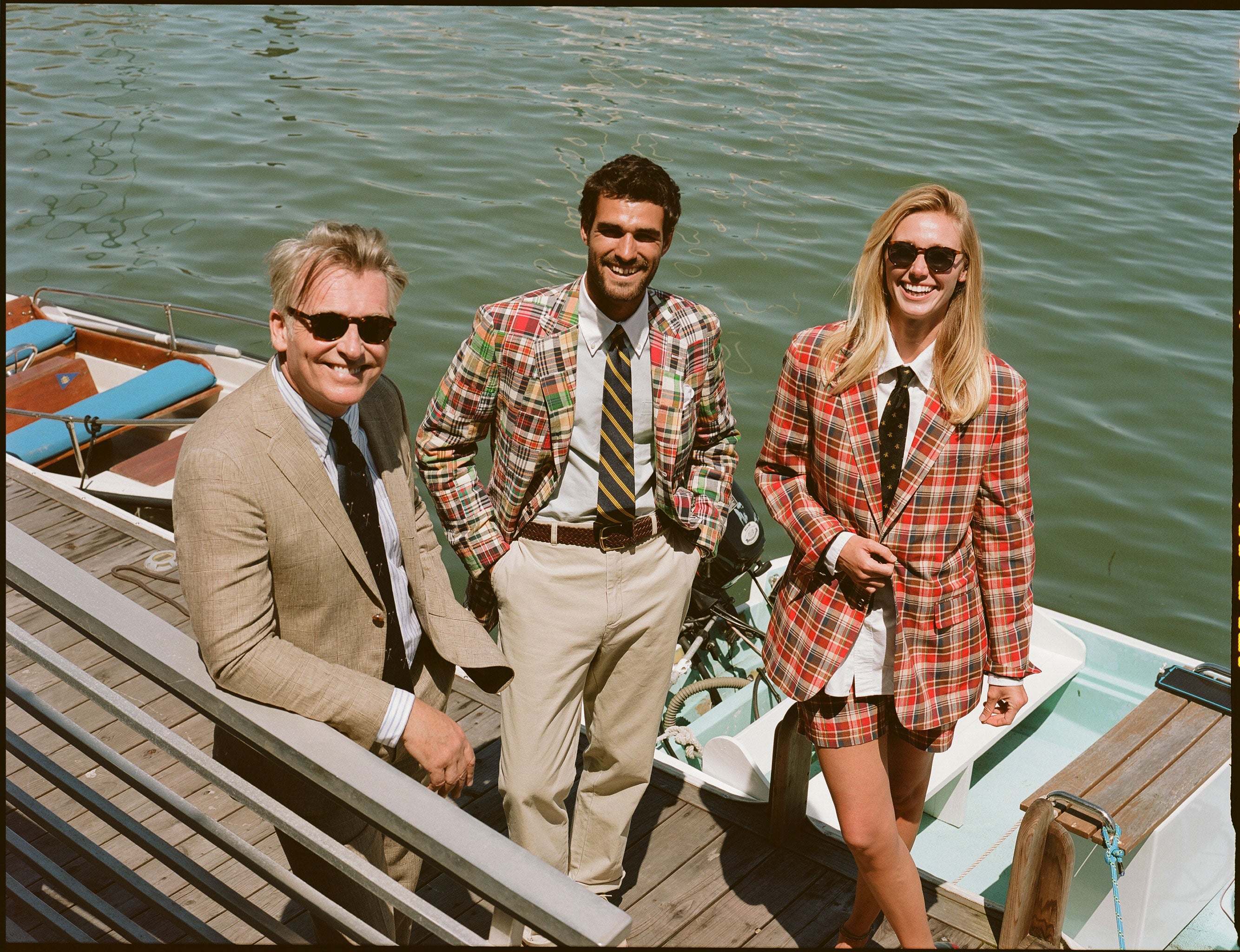 Made-in-Canada Brown & Red Authentic Madras Sport Coat