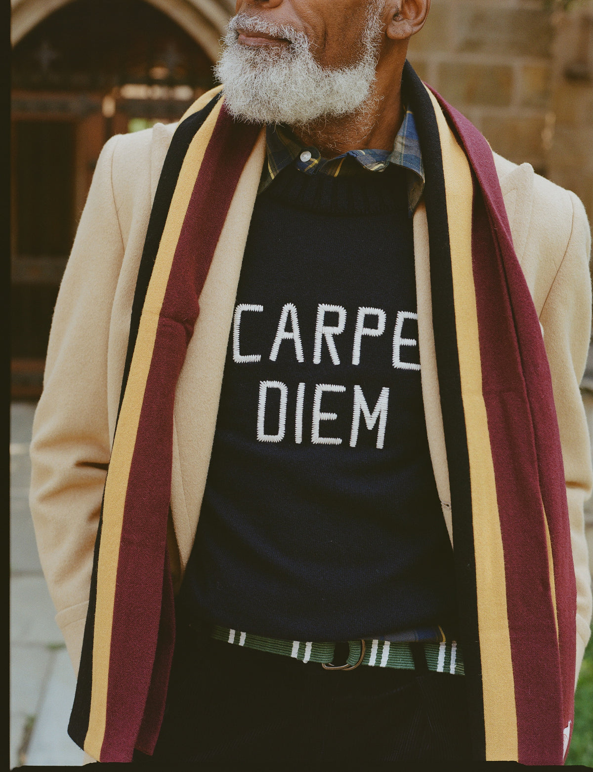 Made-in-England "Carpe Diem" Duke of Devonshire Sweater