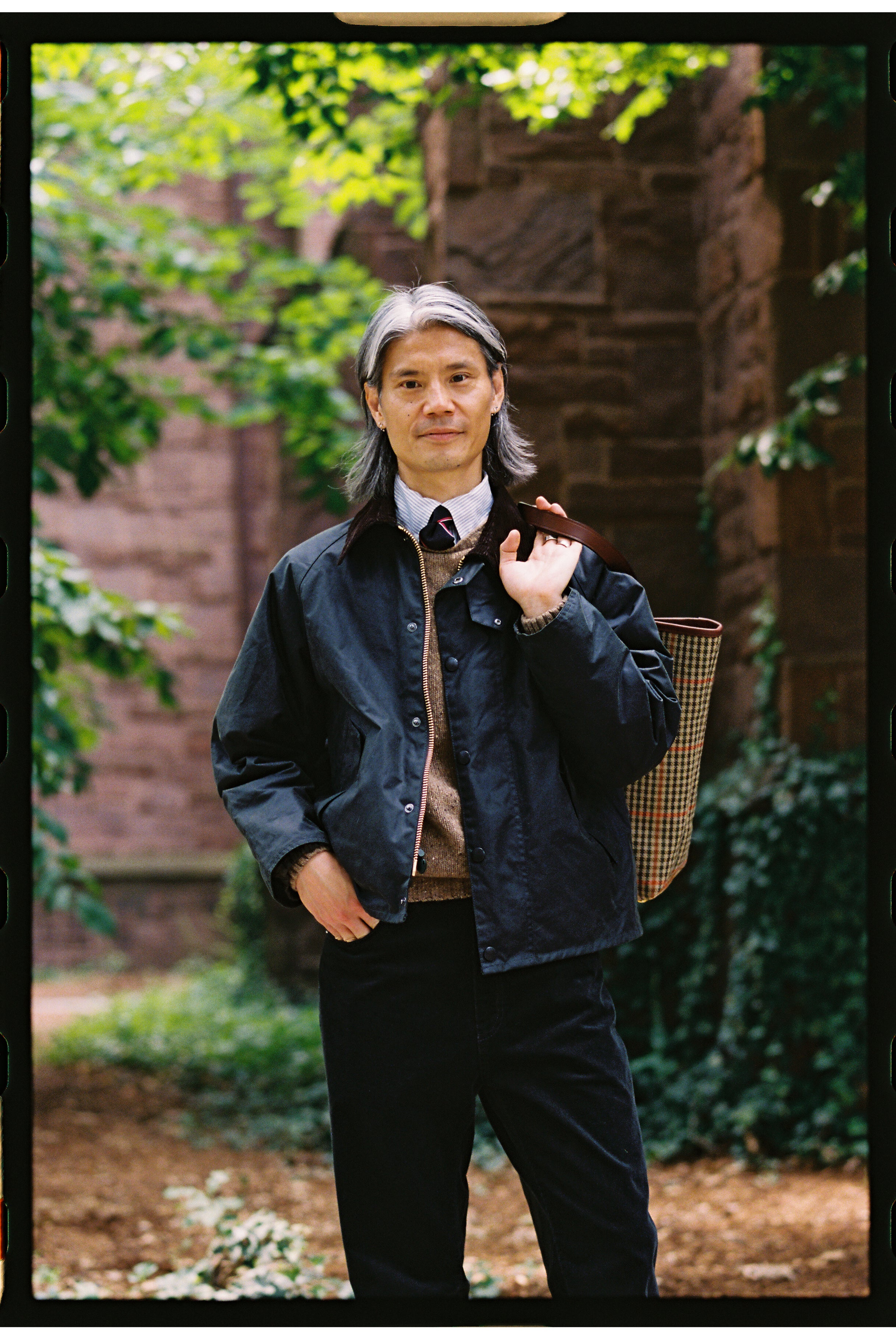 Barbour Navy Transport Wax Jacket