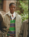 Argyll & Sutherland Stripe Cotton Rugby - Trim Fit