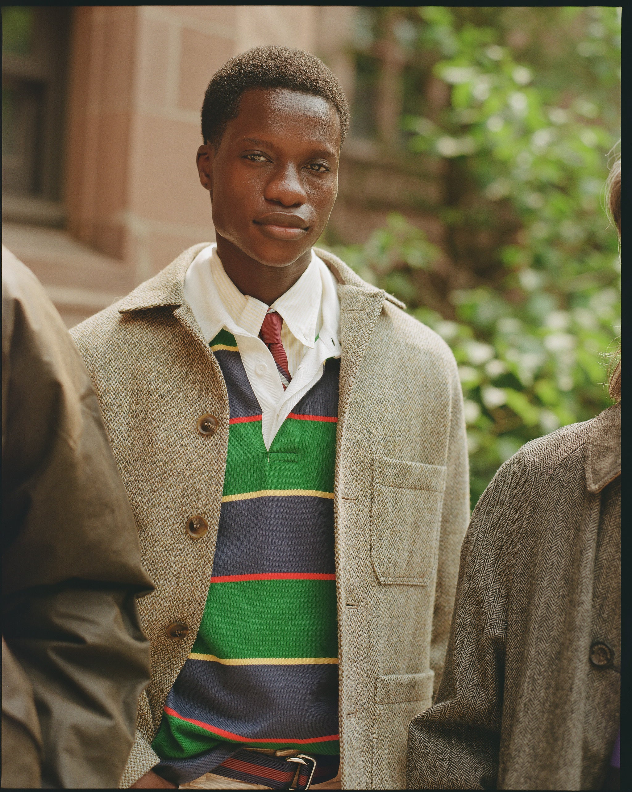 Argyll & Sutherland Stripe Cotton Rugby - Trim Fit