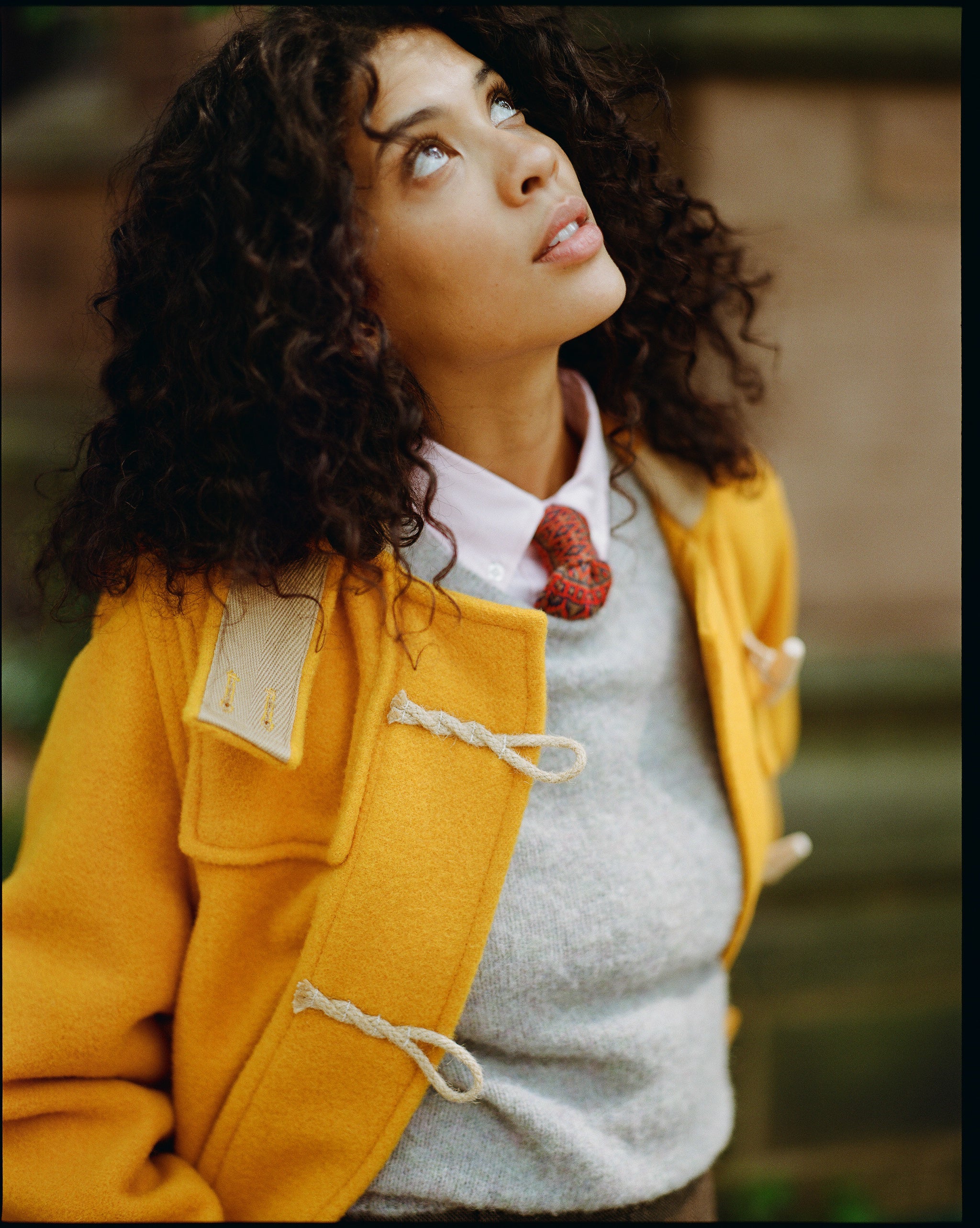 Made-in-England Women's Yellow Original Monty Duffle Coat