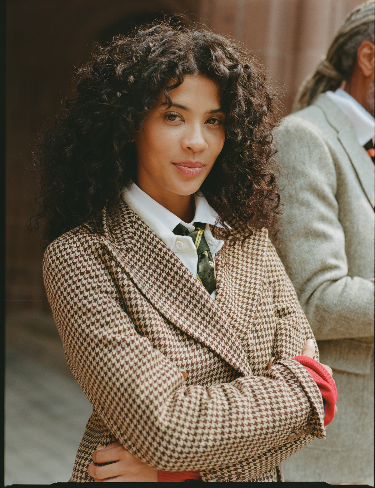 Women's Gun Club Check Double Breasted Sport Coat