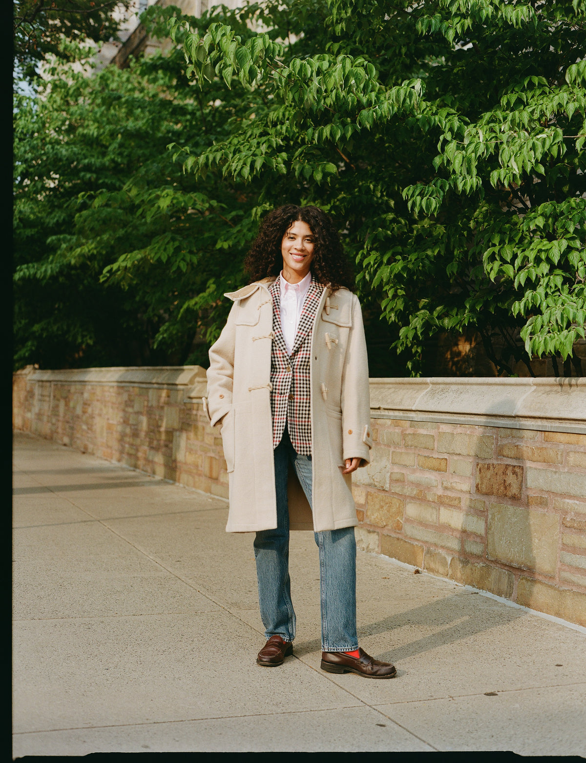 Made-in-England Women's Natural Original Monty Duffle Coat