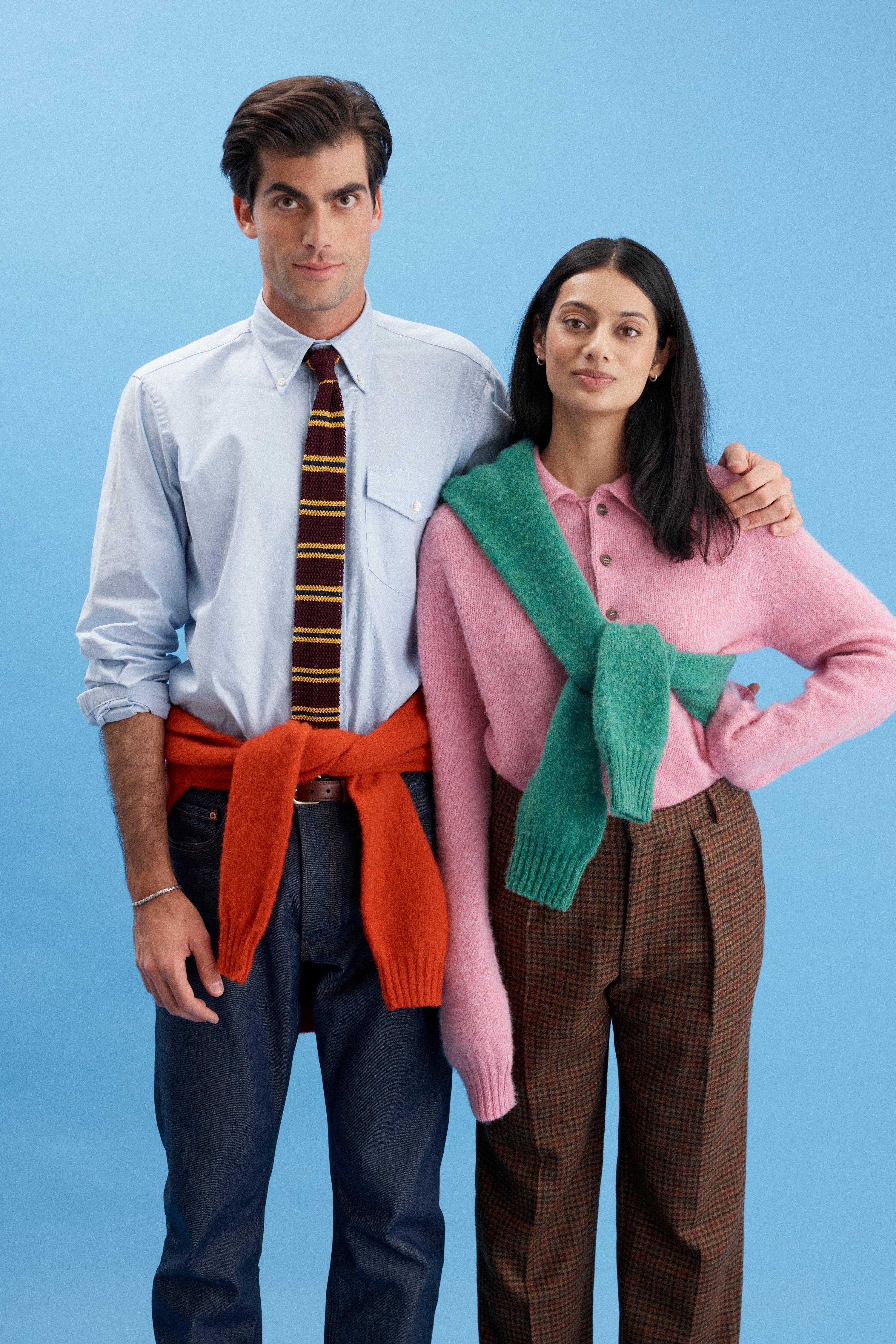 Made-in-USA Blue Oxford Sportshirt - Classic Fit