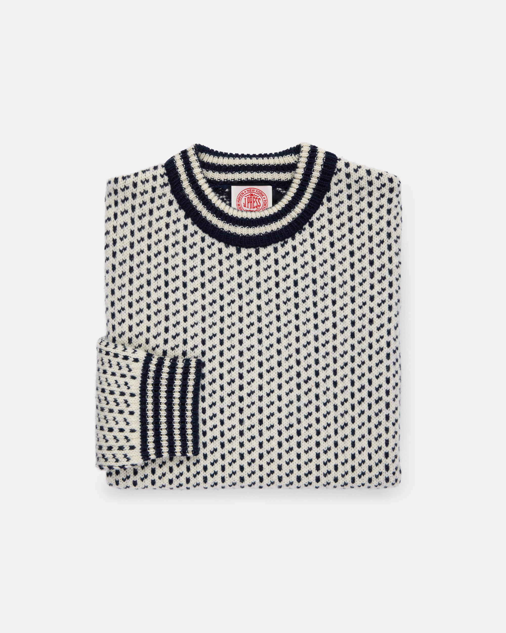 Made-in-Norway Birdseye Fisherman Sweater