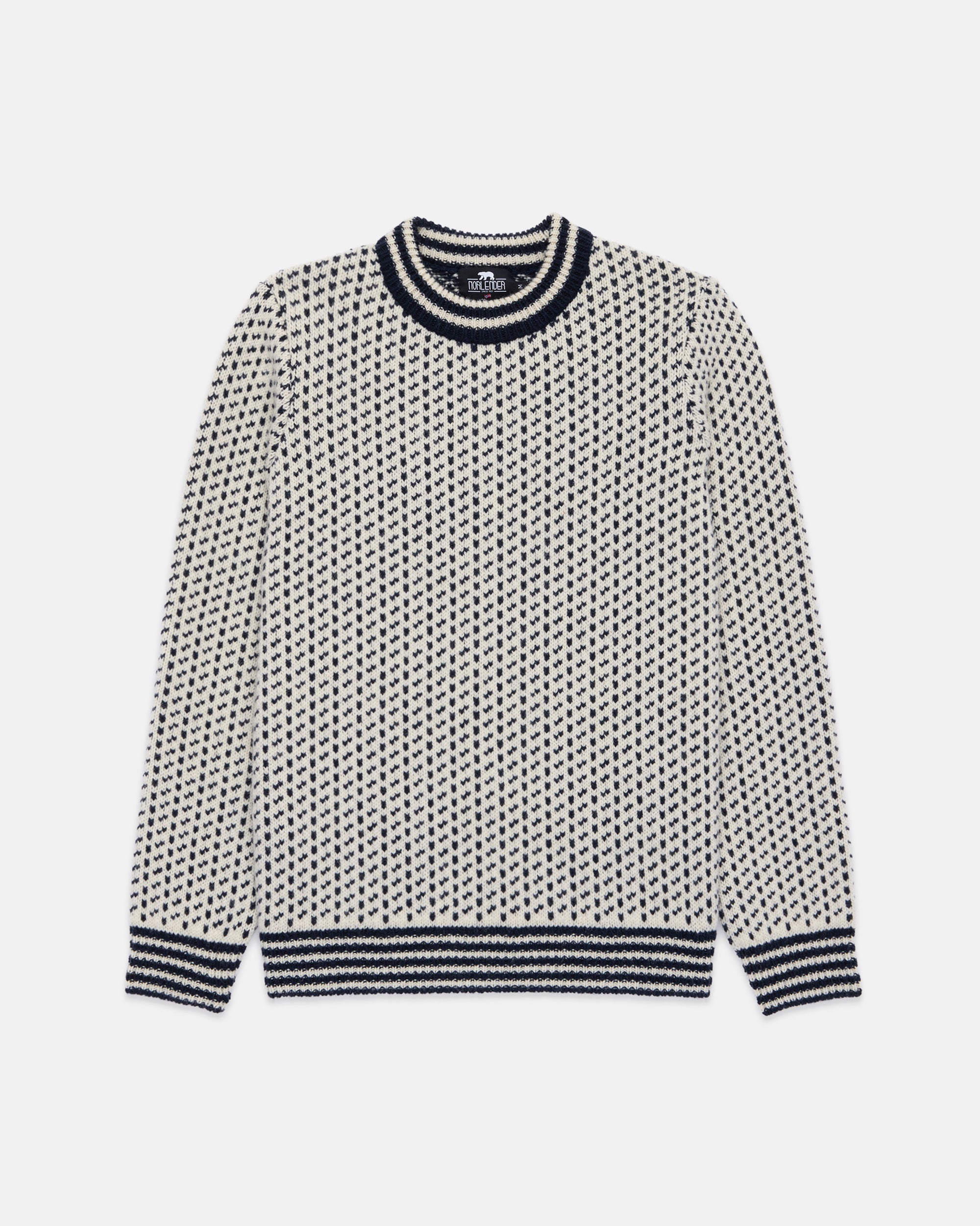 Made-in-Norway Birdseye Fisherman Sweater
