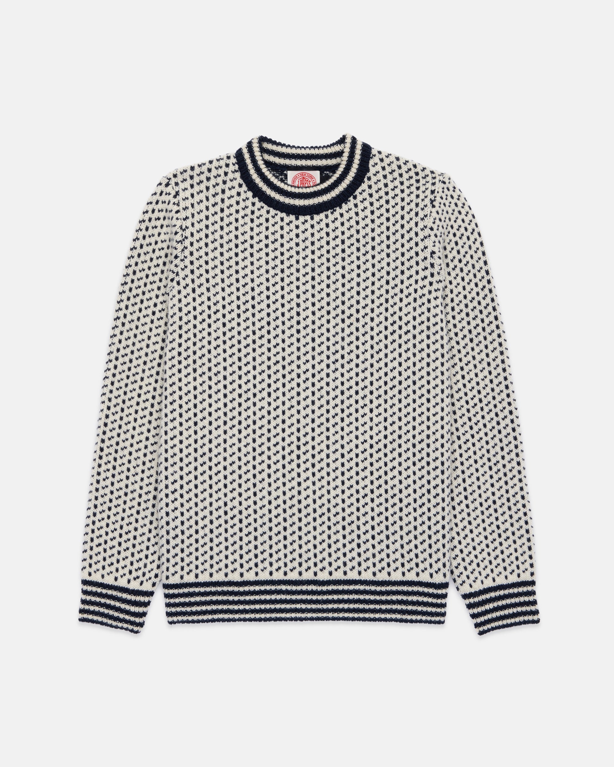 Made-in-Norway Birdseye Fisherman Sweater