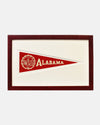 University of Alabama Framed Vintage Pennant
