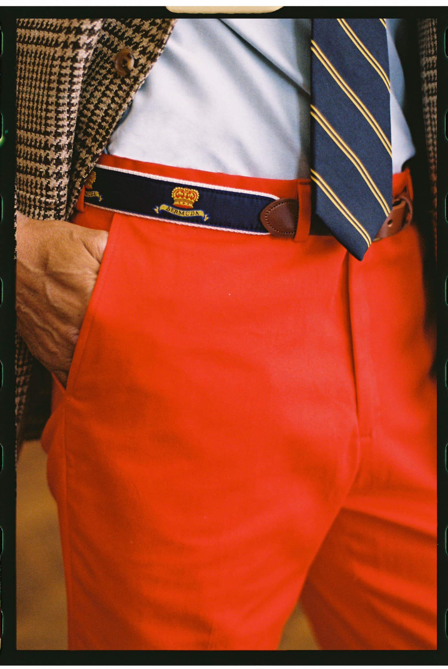 Made-in-USA Bermuda Royal Motif Belt