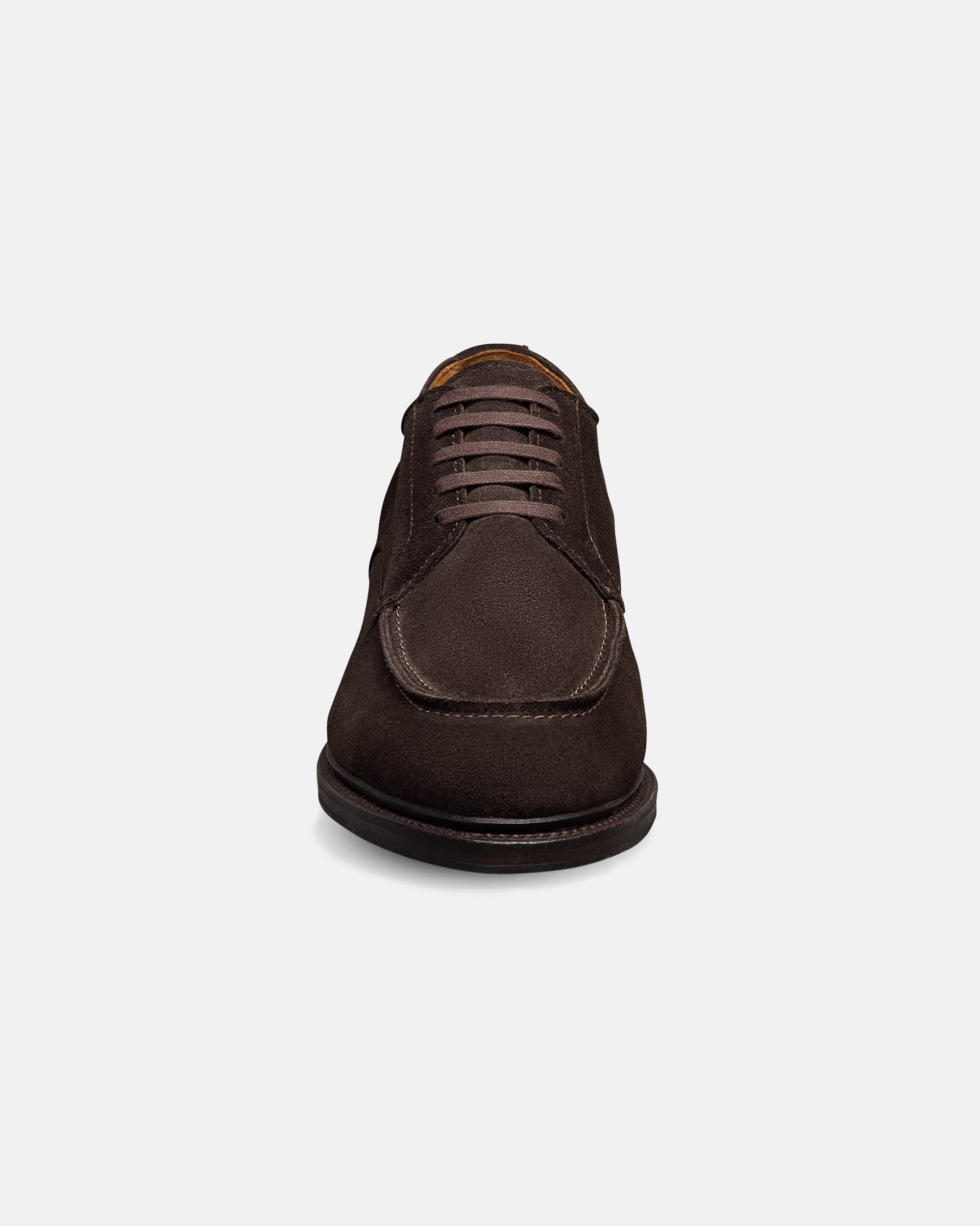 Allen Edmonds Rivington Apron-toe Derby Dress Shoe Bitter Chocolate Suede