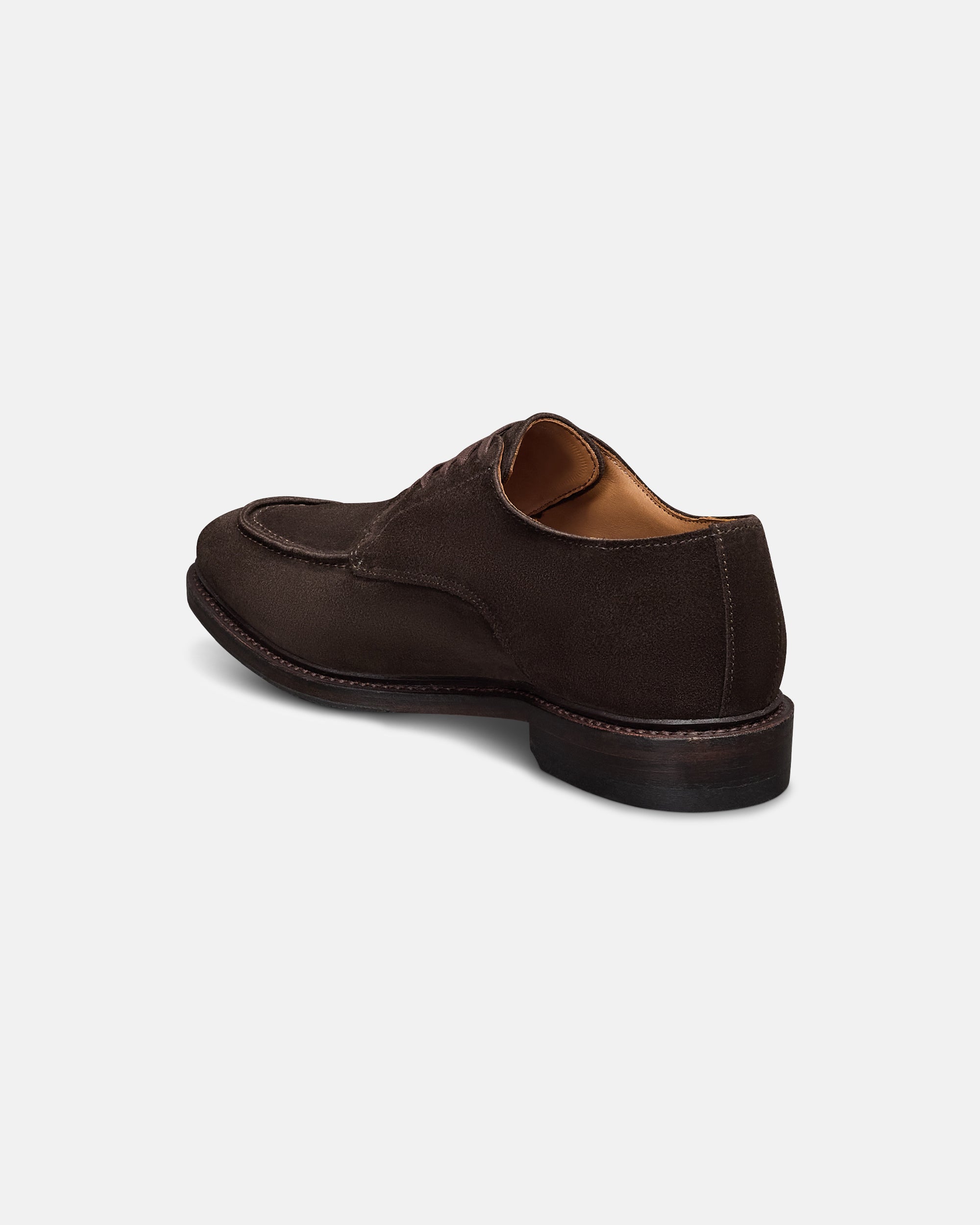 Allen Edmonds Rivington Apron-toe Derby Dress Shoe Bitter Chocolate Suede