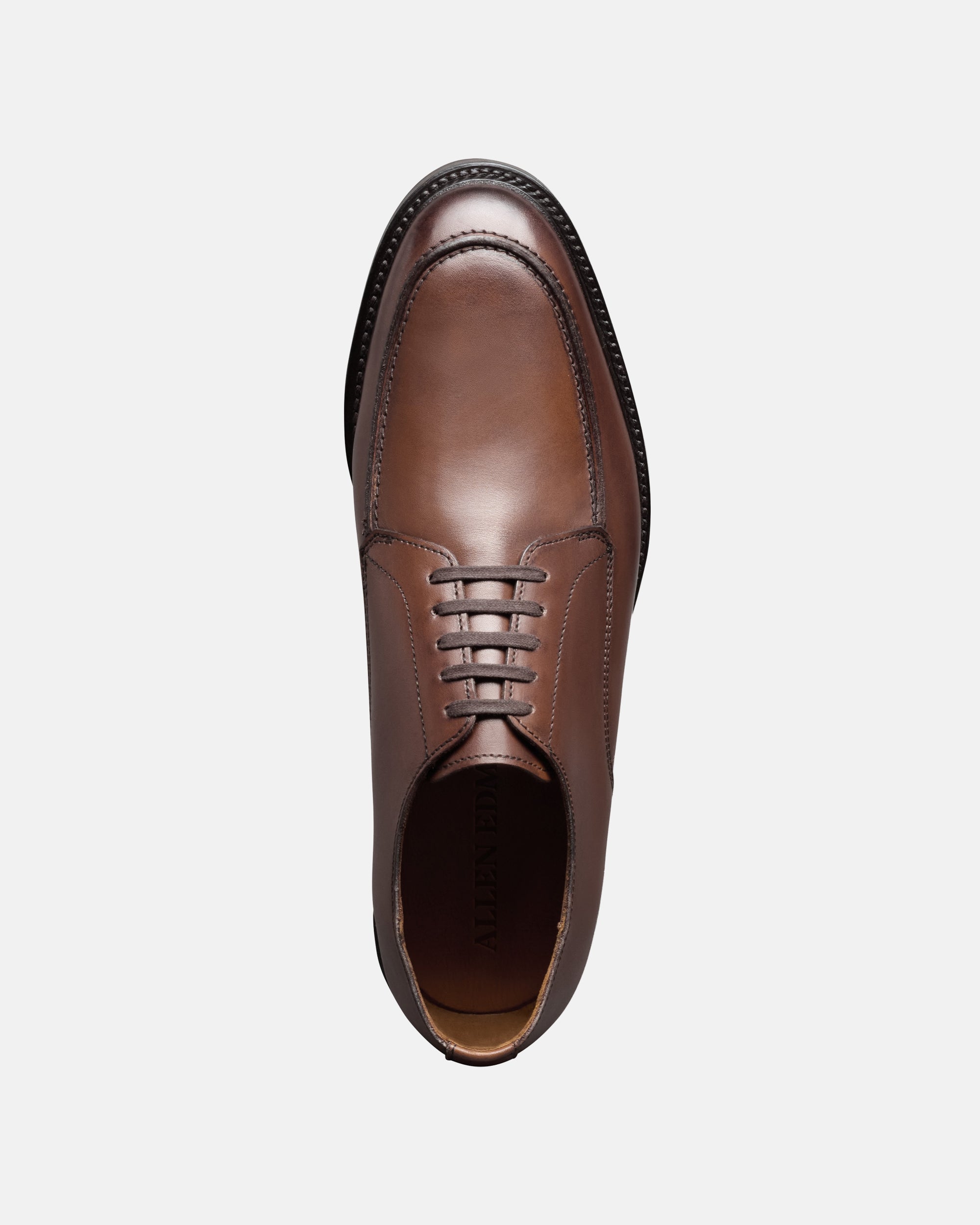 Allen Edmonds Rivington Apron-toe Derby Dress Shoe Dark Chili
