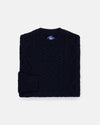 Made-in-Ireland Navy Aran Fisherman's Sweater