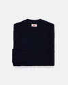 Made-in-Ireland Navy Aran Fisherman's Sweater