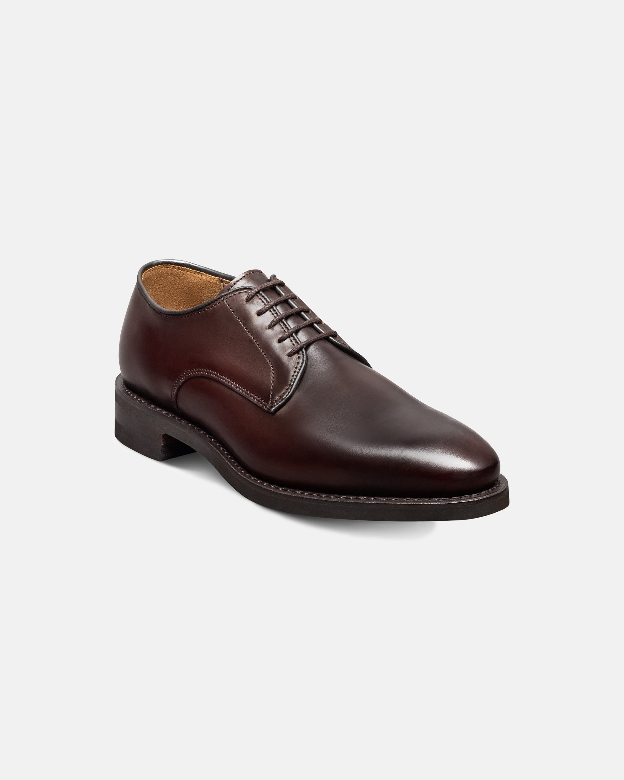 Allen Edmonds Ramsey Plain-toe Derby Dress Shoe Dark Brown