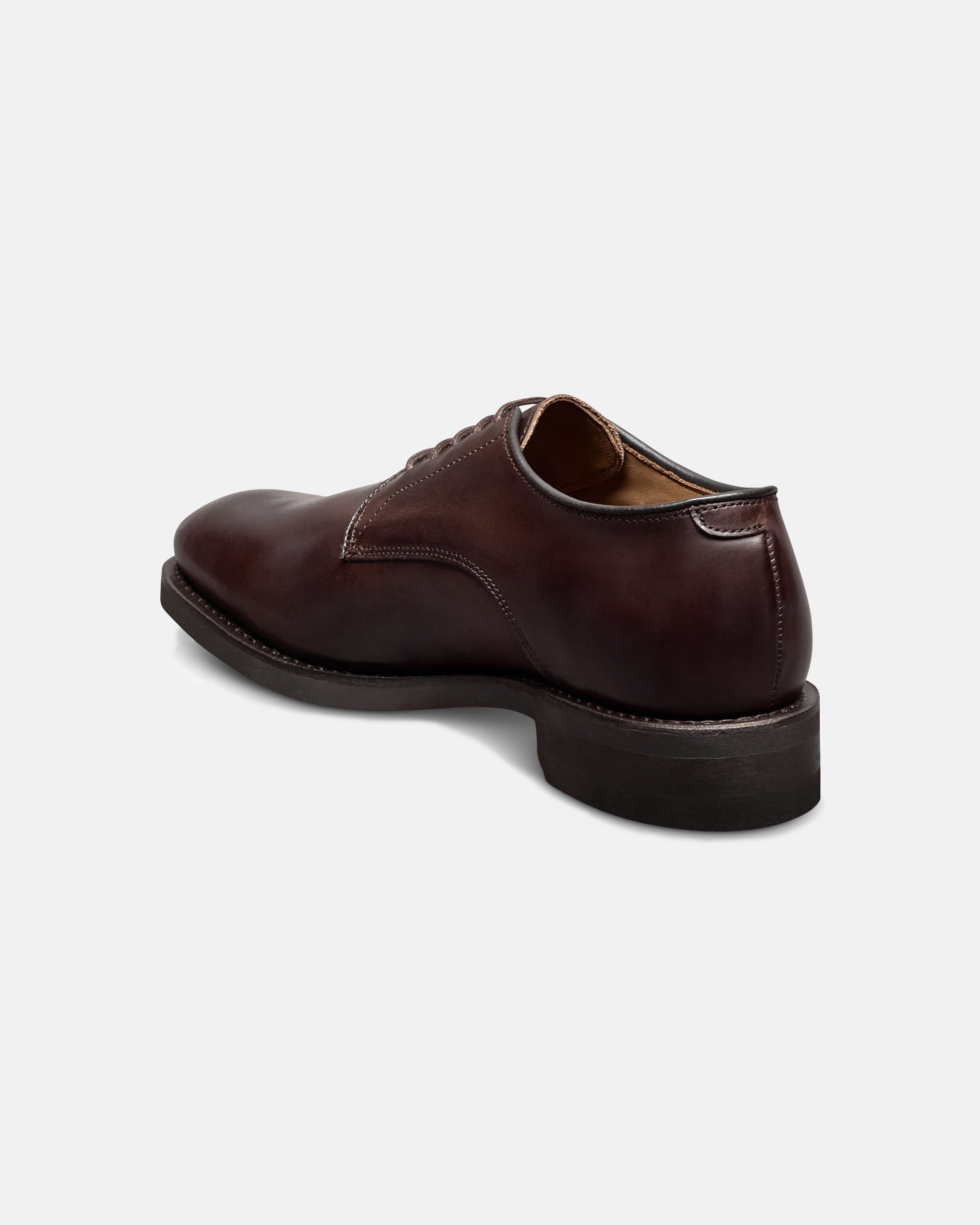 Allen Edmonds Ramsey Plain-toe Derby Dress Shoe Dark Brown