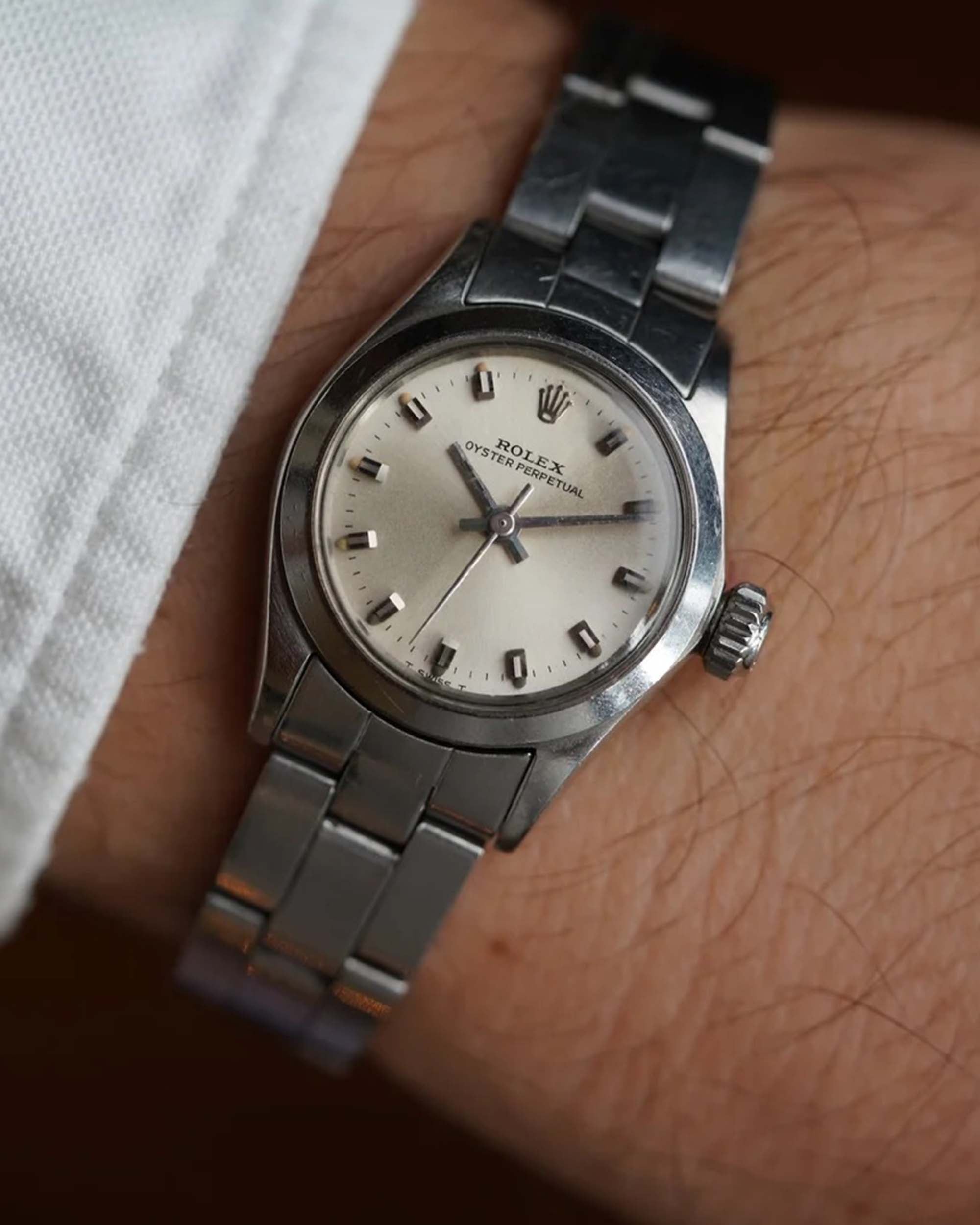 ROLEXレディース自動巻オイスターパーペチュアル6618良好稼働/付属品無し Rolex Ladies Oyster Perpetual Ref. 6618 Unpolished