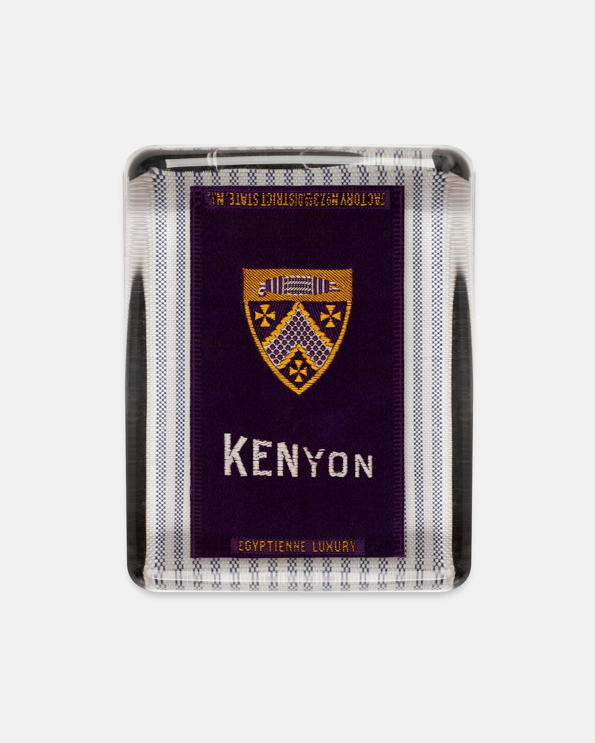 Kenyon College Silk Paperweight