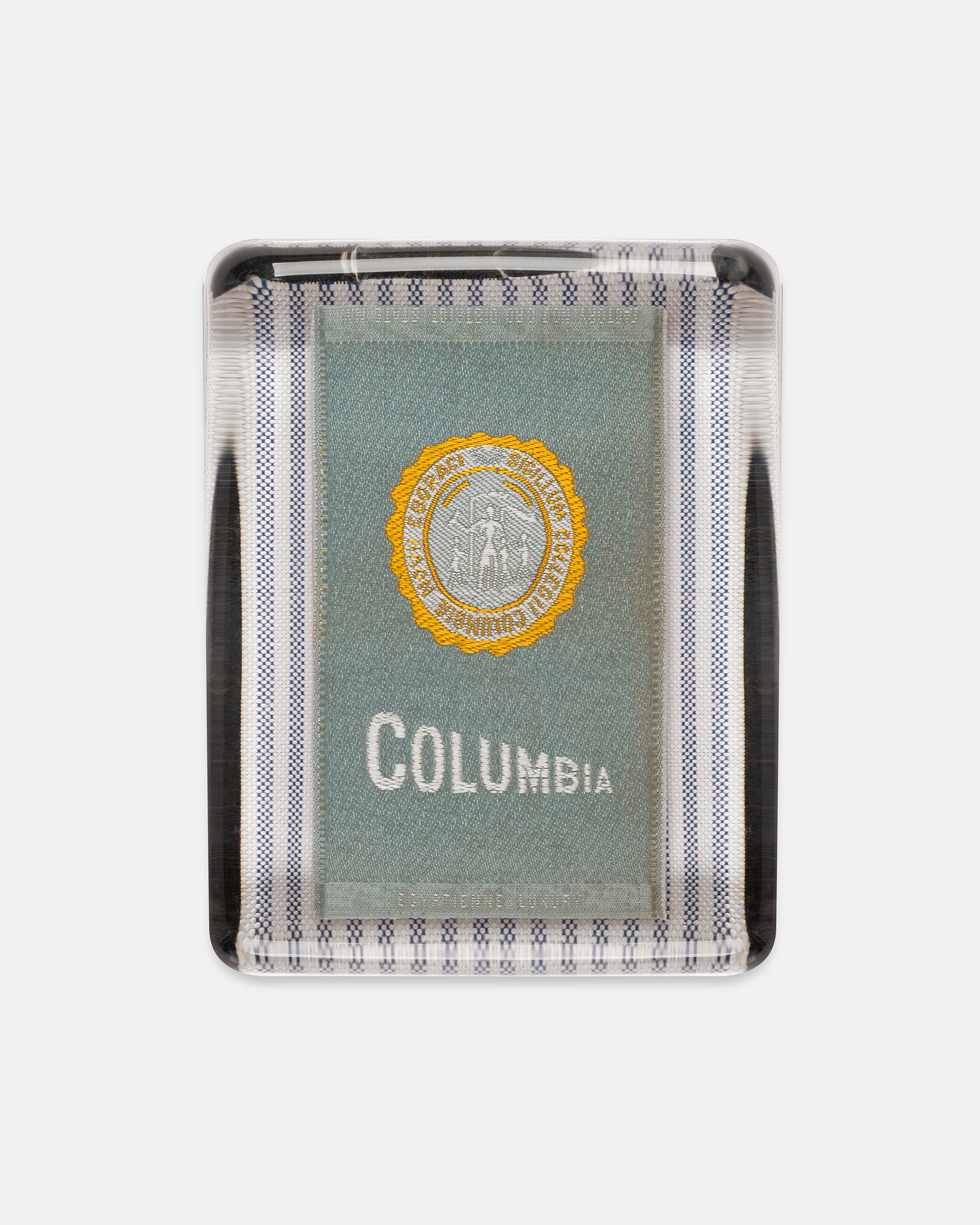 Columbia Silk Paperweight
