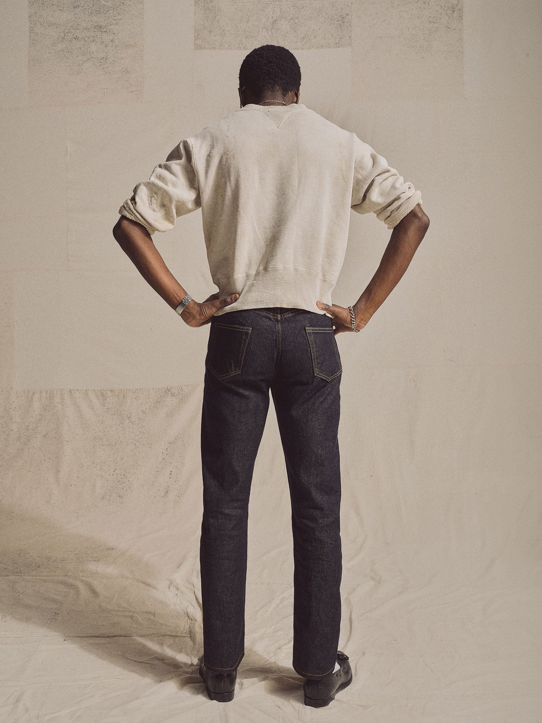 Made-in-USA Blue 5-Pocket Japanese Denim Jeans Made-in-USA Blue 5-Pocket Japanese Denim Jeans