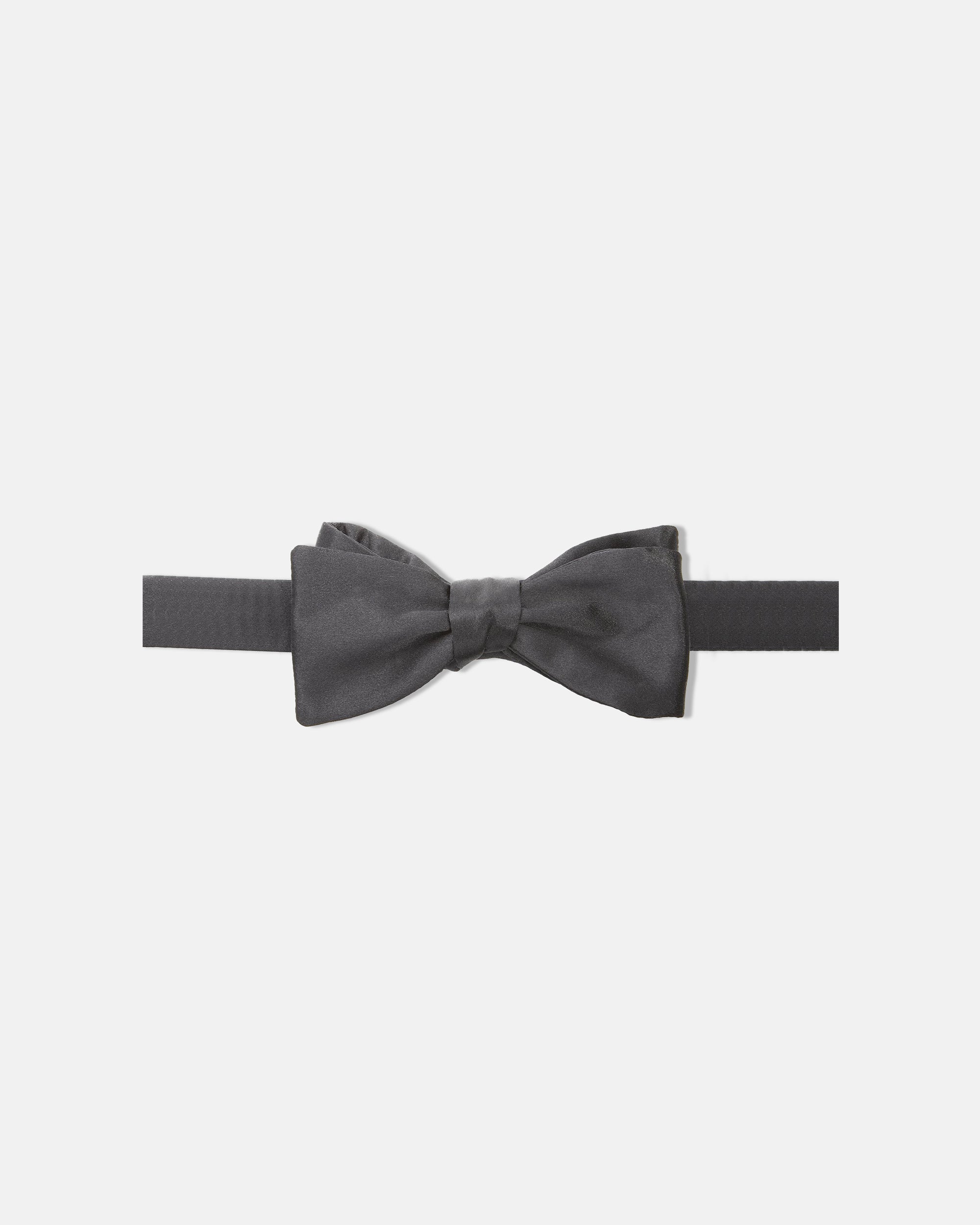 Made-in-UK Satin Pre-Tied Formal Bow Tie
