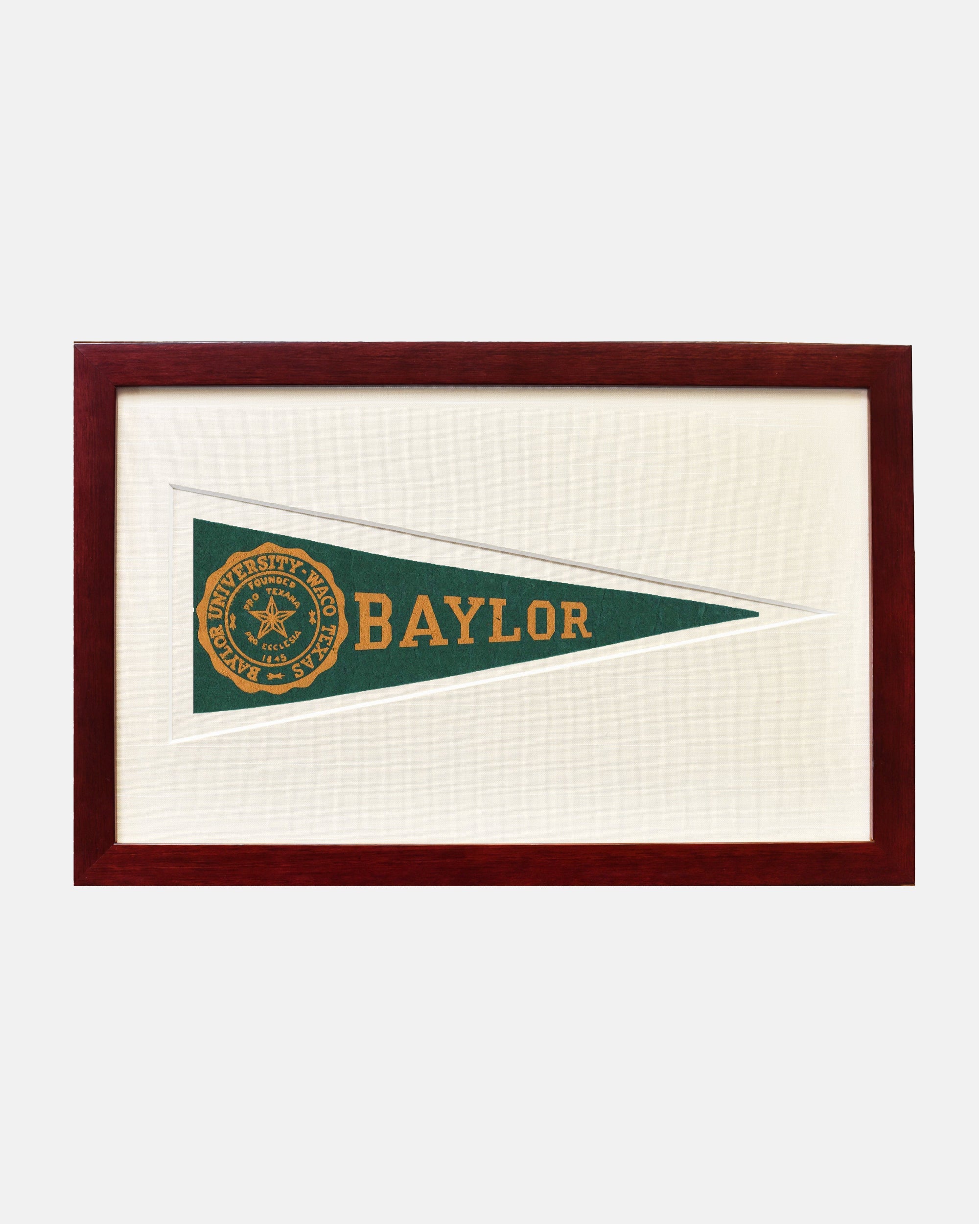 Baylor University Framed Vintage Pennant