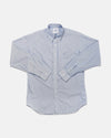 Made-in-USA Blue Banker Stripe Dress Shirt