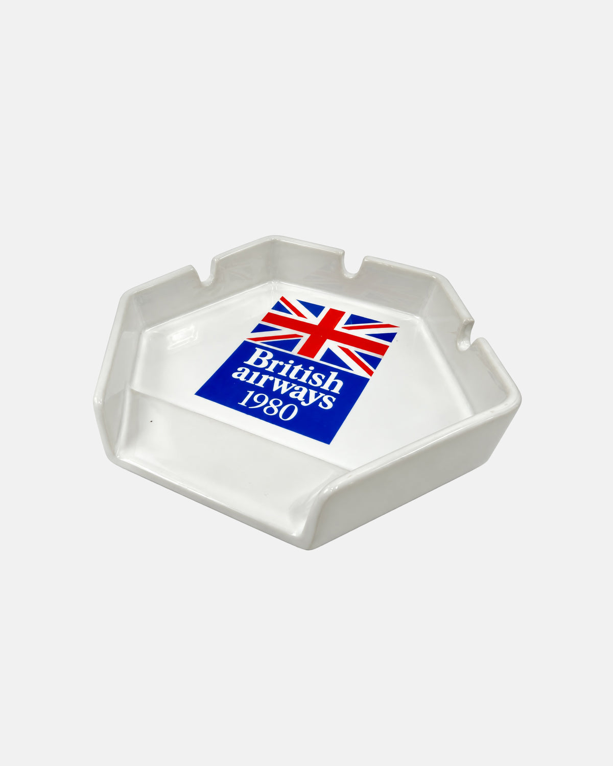 Vintage British Airways 1980 Ceramic Ashtray Dish