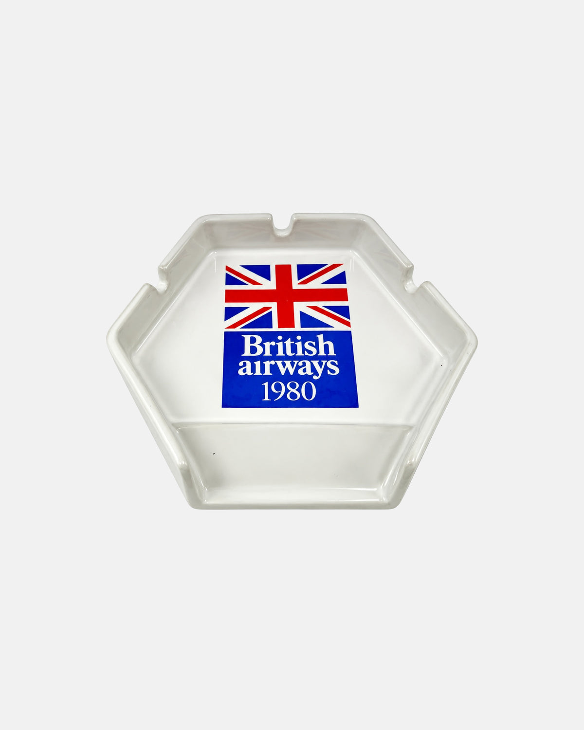 Vintage British Airways 1980 Ceramic Ashtray Dish